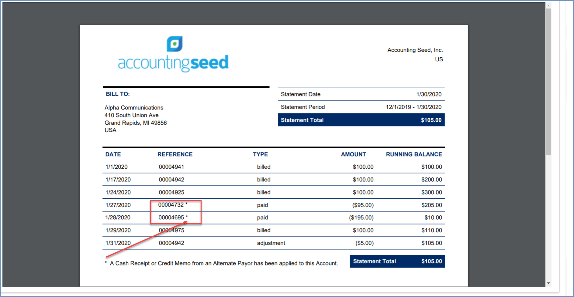 Email A Customer Statement Accounting Seed Knowledge Base 1694